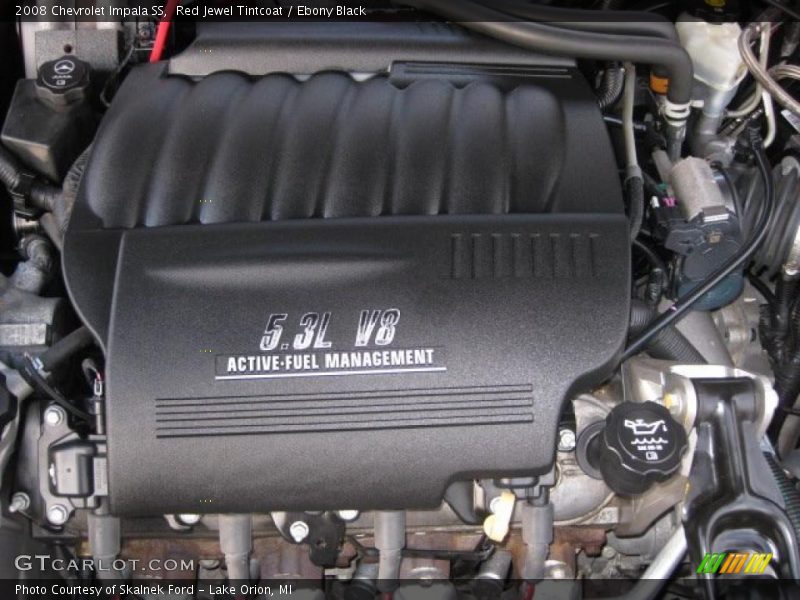 Red Jewel Tintcoat / Ebony Black 2008 Chevrolet Impala SS