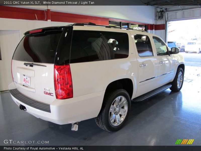 White Diamond Tintcoat / Light Tan 2011 GMC Yukon XL SLT