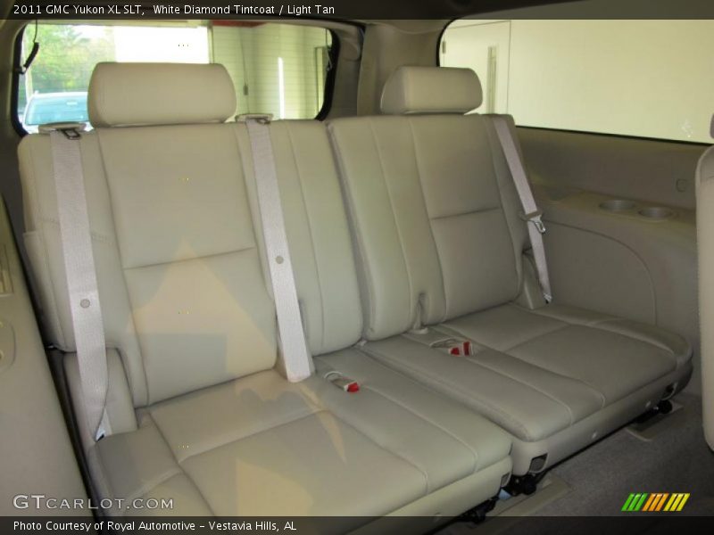 White Diamond Tintcoat / Light Tan 2011 GMC Yukon XL SLT