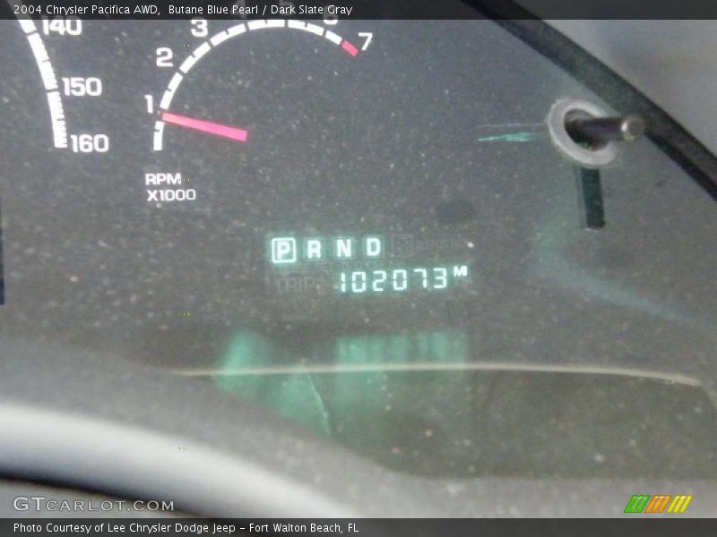 Butane Blue Pearl / Dark Slate Gray 2004 Chrysler Pacifica AWD