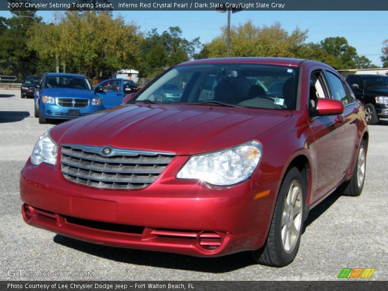 Inferno Red Crystal Pearl / Dark Slate Gray/Light Slate Gray 2007 Chrysler Sebring Touring Sedan