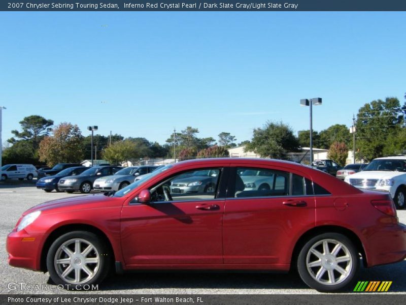 Inferno Red Crystal Pearl / Dark Slate Gray/Light Slate Gray 2007 Chrysler Sebring Touring Sedan