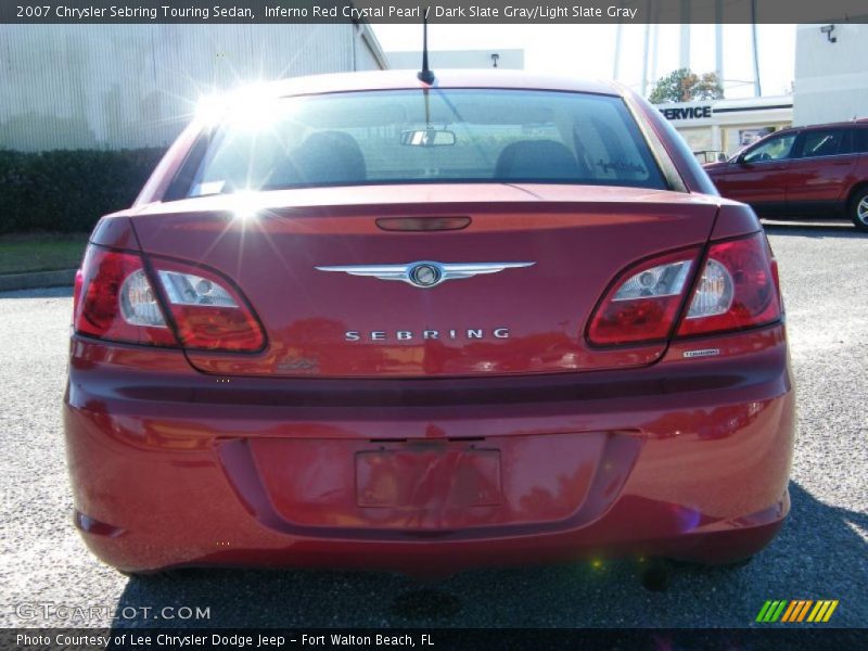 Inferno Red Crystal Pearl / Dark Slate Gray/Light Slate Gray 2007 Chrysler Sebring Touring Sedan