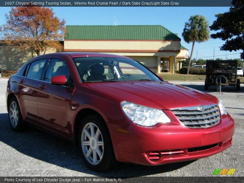 Inferno Red Crystal Pearl / Dark Slate Gray/Light Slate Gray 2007 Chrysler Sebring Touring Sedan