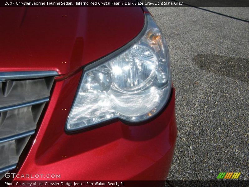 Inferno Red Crystal Pearl / Dark Slate Gray/Light Slate Gray 2007 Chrysler Sebring Touring Sedan