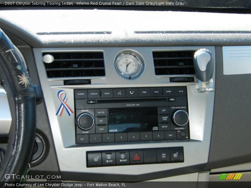 Inferno Red Crystal Pearl / Dark Slate Gray/Light Slate Gray 2007 Chrysler Sebring Touring Sedan