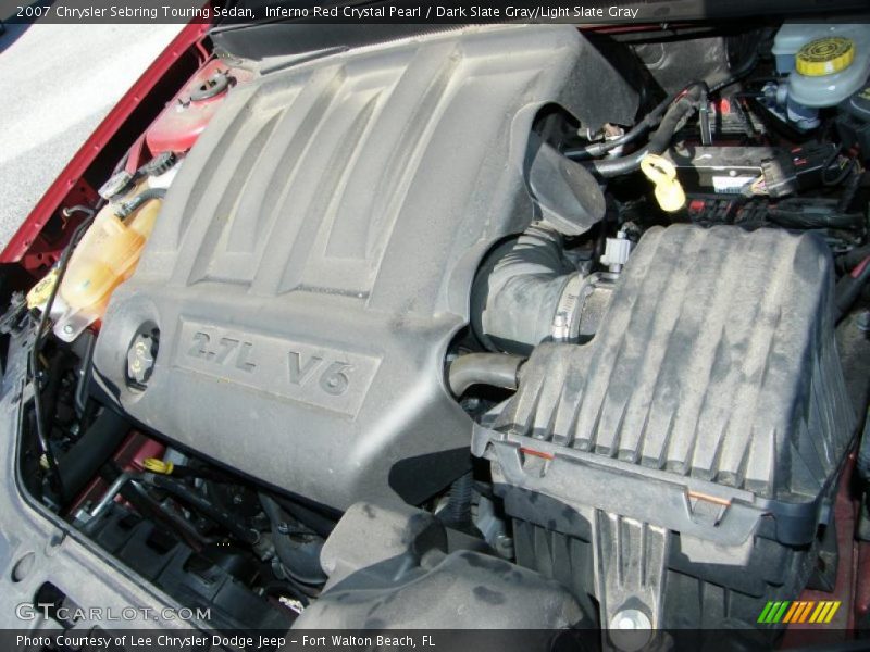 Inferno Red Crystal Pearl / Dark Slate Gray/Light Slate Gray 2007 Chrysler Sebring Touring Sedan