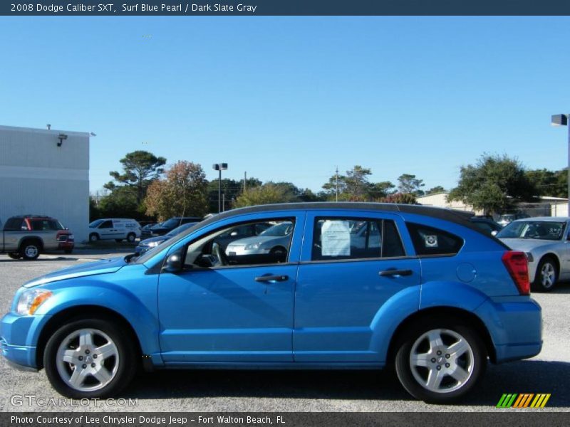 Surf Blue Pearl / Dark Slate Gray 2008 Dodge Caliber SXT