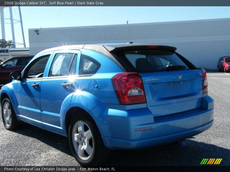 Surf Blue Pearl / Dark Slate Gray 2008 Dodge Caliber SXT