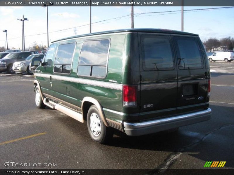 Deep Emerald Green Metallic / Medium Graphite 1999 Ford E Series Van E150 Custom Passenger
