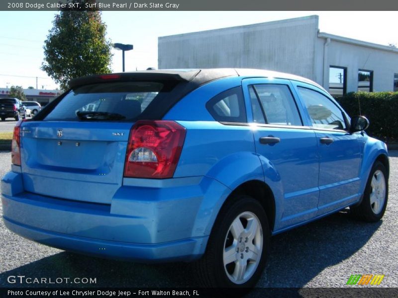 Surf Blue Pearl / Dark Slate Gray 2008 Dodge Caliber SXT