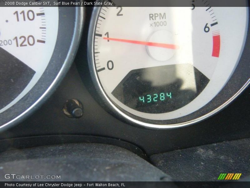 Surf Blue Pearl / Dark Slate Gray 2008 Dodge Caliber SXT