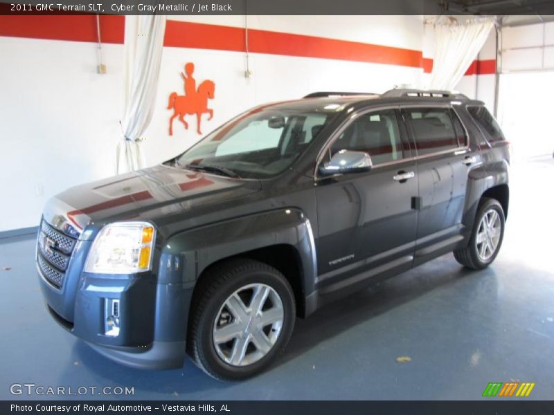 Cyber Gray Metallic / Jet Black 2011 GMC Terrain SLT