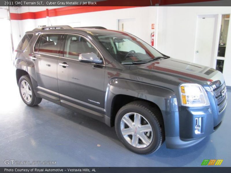 Cyber Gray Metallic / Jet Black 2011 GMC Terrain SLT