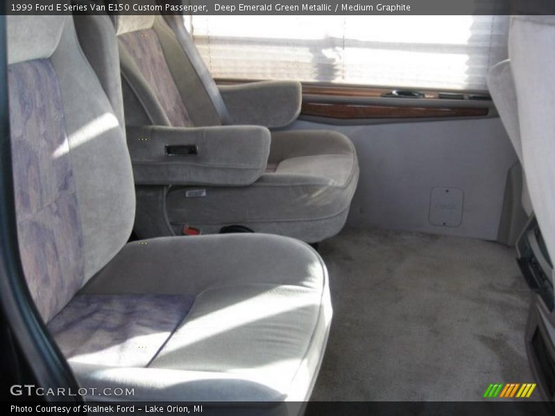 Deep Emerald Green Metallic / Medium Graphite 1999 Ford E Series Van E150 Custom Passenger