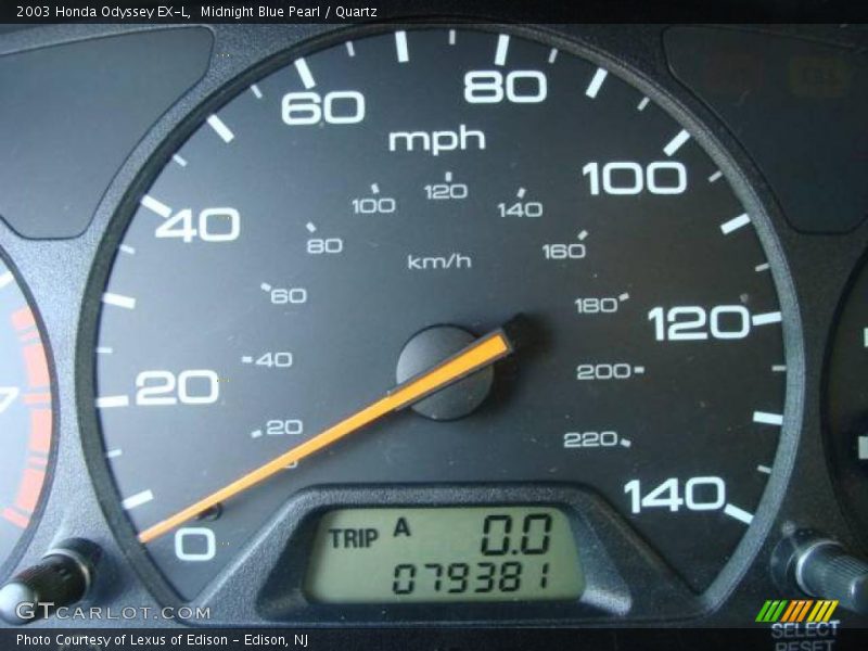 Midnight Blue Pearl / Quartz 2003 Honda Odyssey EX-L