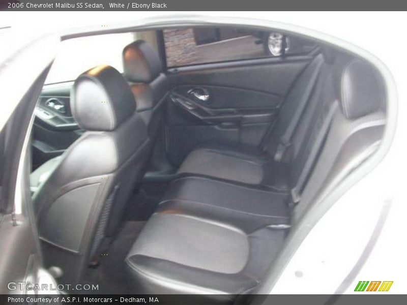 White / Ebony Black 2006 Chevrolet Malibu SS Sedan