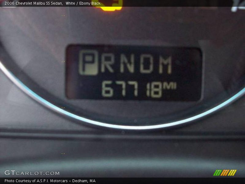 White / Ebony Black 2006 Chevrolet Malibu SS Sedan