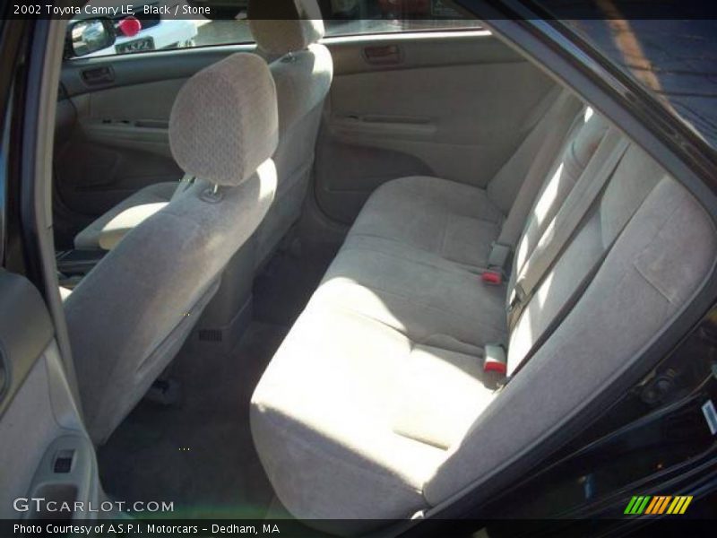 Black / Stone 2002 Toyota Camry LE