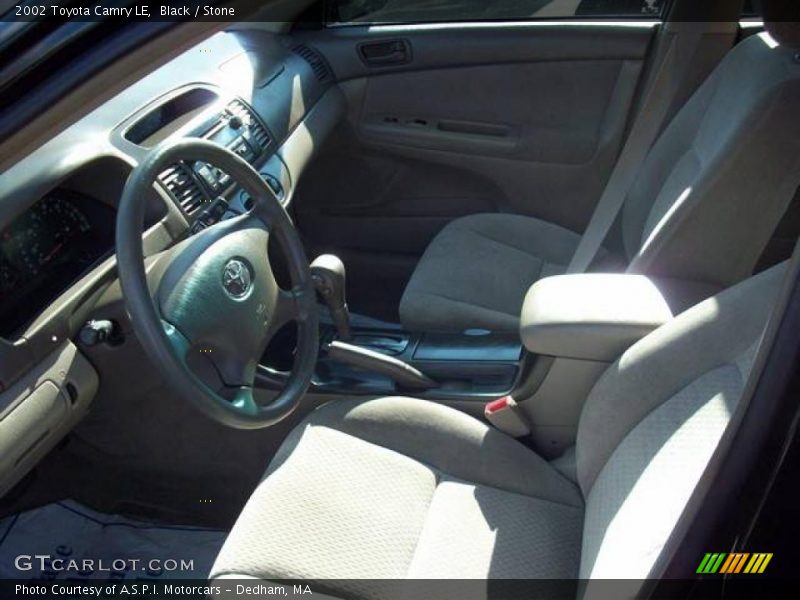 Black / Stone 2002 Toyota Camry LE