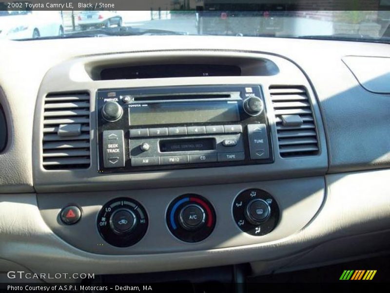 Black / Stone 2002 Toyota Camry LE