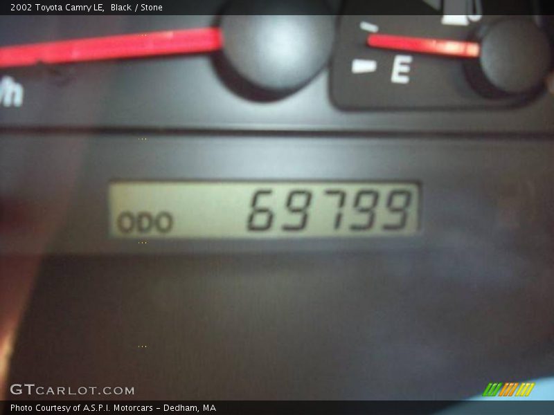 Black / Stone 2002 Toyota Camry LE