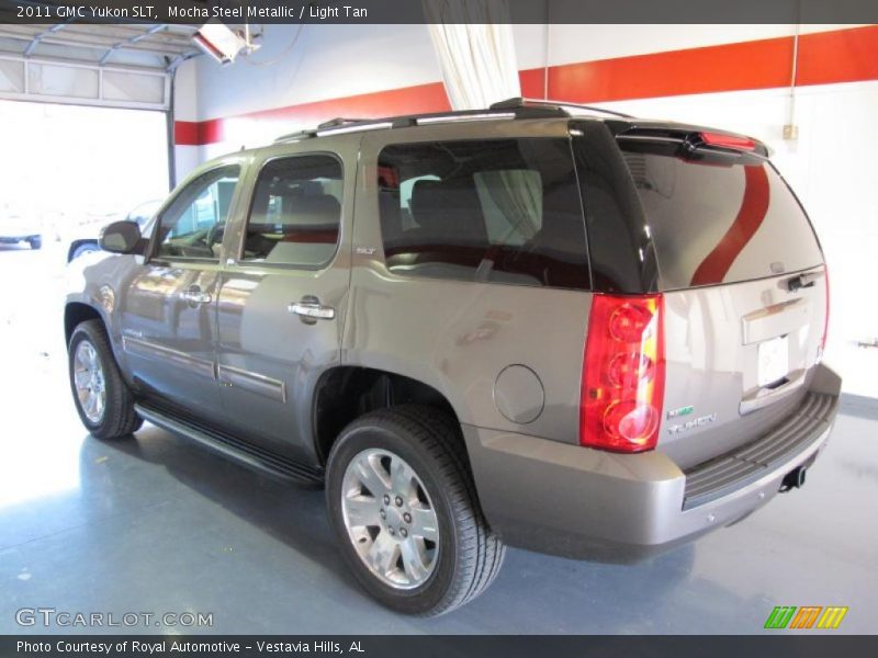 Mocha Steel Metallic / Light Tan 2011 GMC Yukon SLT