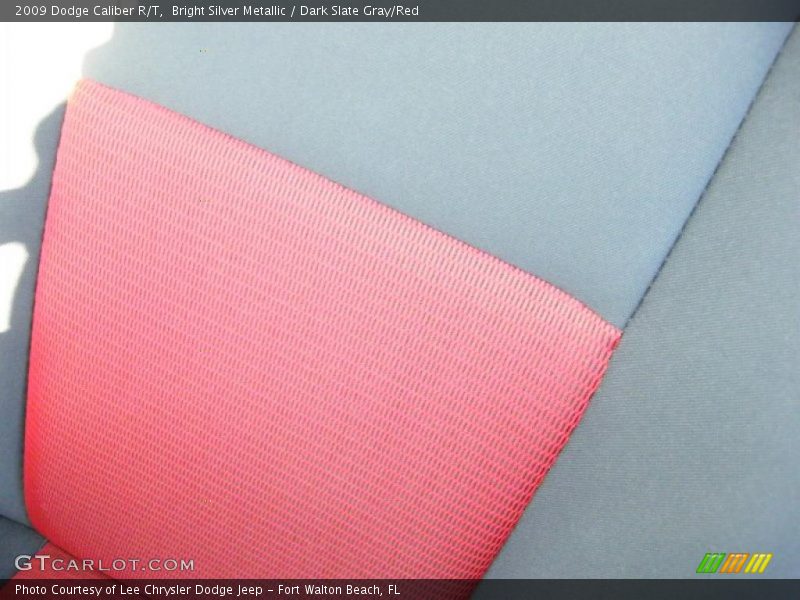  2009 Caliber R/T Dark Slate Gray/Red Interior