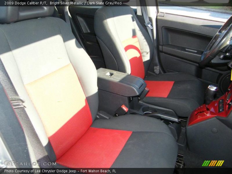  2009 Caliber R/T Dark Slate Gray/Red Interior