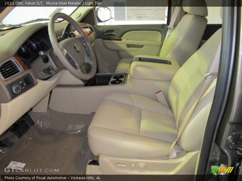 Mocha Steel Metallic / Light Tan 2011 GMC Yukon SLT