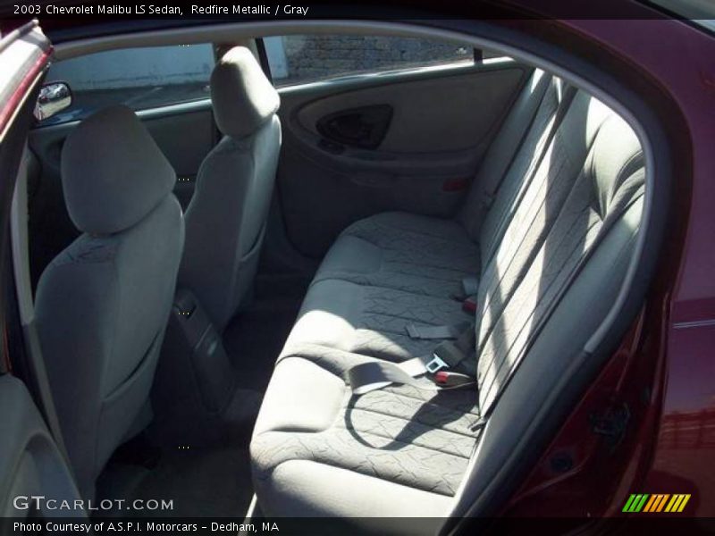 Redfire Metallic / Gray 2003 Chevrolet Malibu LS Sedan