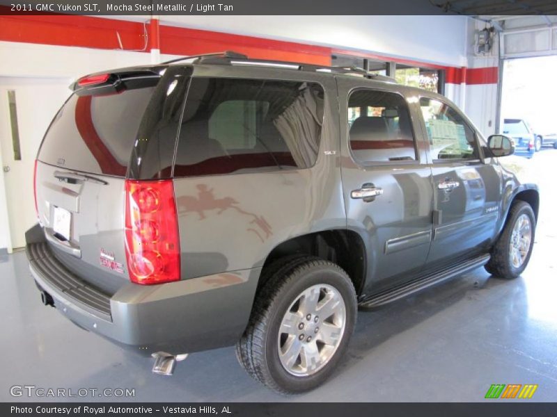 Mocha Steel Metallic / Light Tan 2011 GMC Yukon SLT