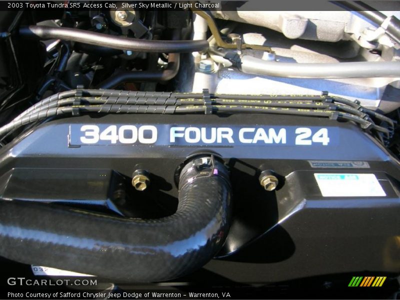  2003 Tundra SR5 Access Cab Engine - 3.4 Liter DOHC 24-Valve V6
