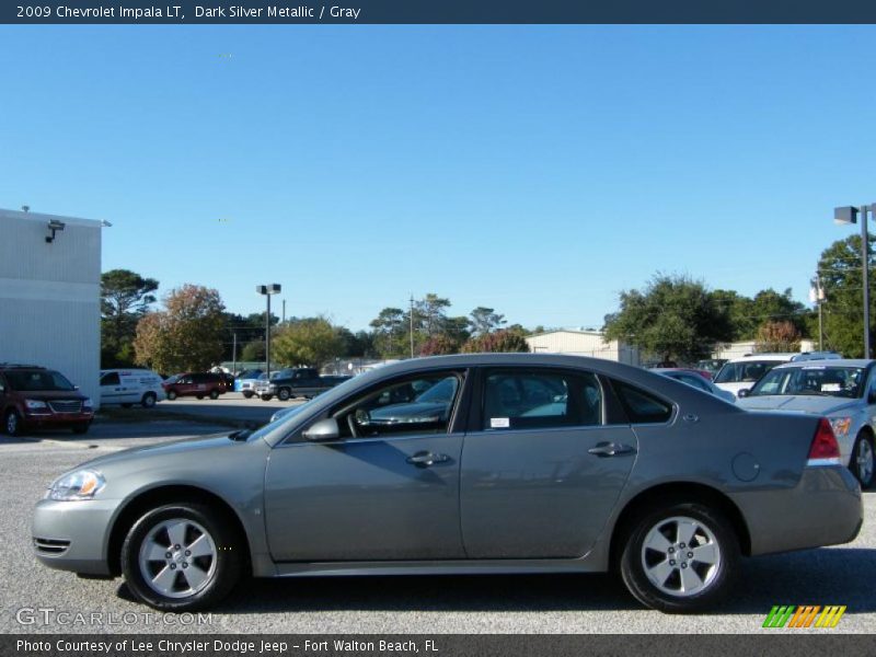 Dark Silver Metallic / Gray 2009 Chevrolet Impala LT