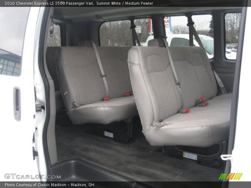  2010 Express LS 3500 Passenger Van Medium Pewter Interior