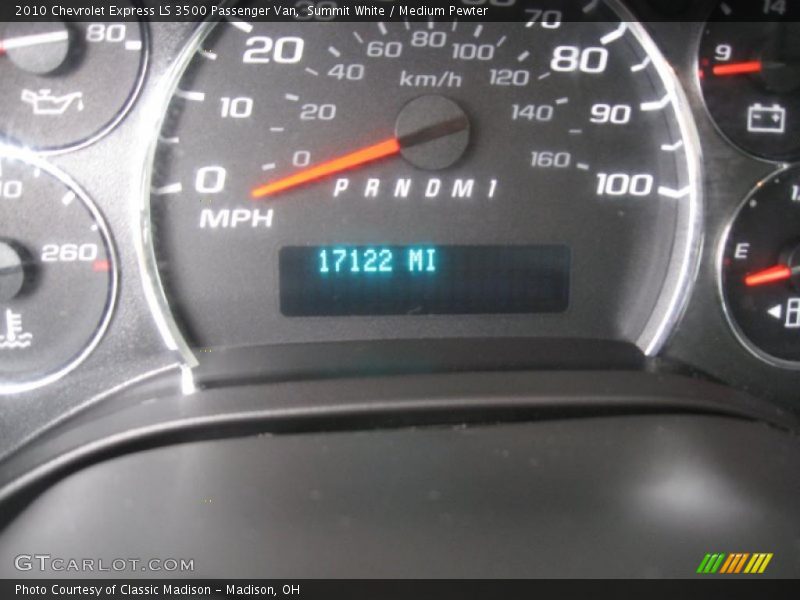 Summit White / Medium Pewter 2010 Chevrolet Express LS 3500 Passenger Van
