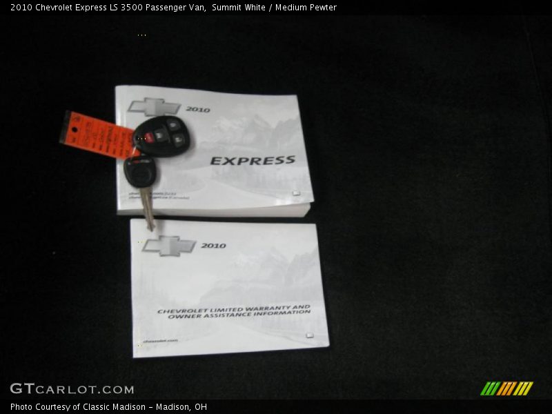 Summit White / Medium Pewter 2010 Chevrolet Express LS 3500 Passenger Van