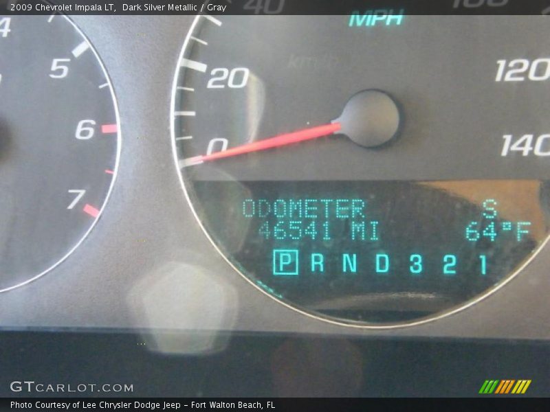 Dark Silver Metallic / Gray 2009 Chevrolet Impala LT