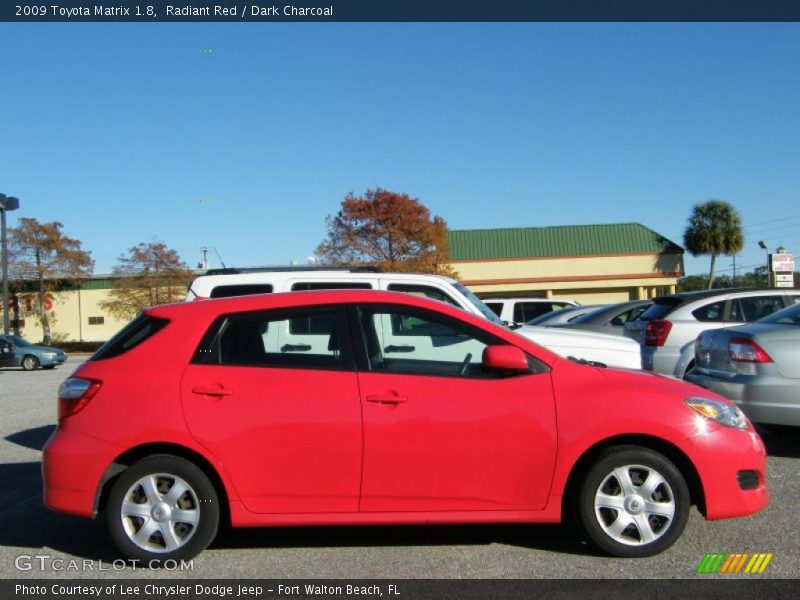 Radiant Red / Dark Charcoal 2009 Toyota Matrix 1.8