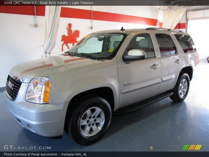 Silver Birch Metallic / Light Titanium 2008 GMC Yukon SLT