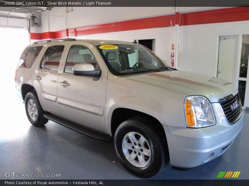 Silver Birch Metallic / Light Titanium 2008 GMC Yukon SLT