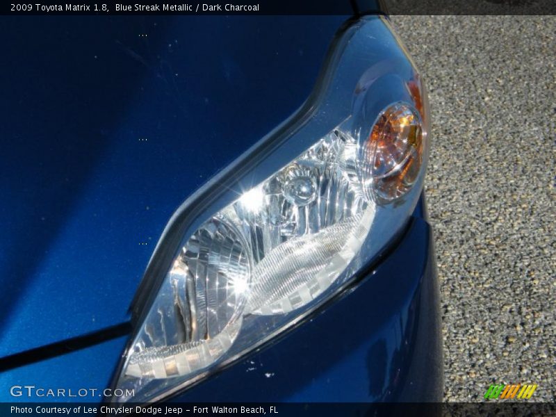 Blue Streak Metallic / Dark Charcoal 2009 Toyota Matrix 1.8