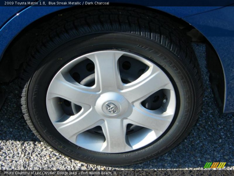 Blue Streak Metallic / Dark Charcoal 2009 Toyota Matrix 1.8