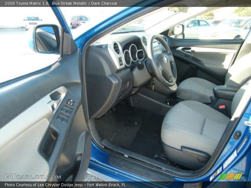 Blue Streak Metallic / Dark Charcoal 2009 Toyota Matrix 1.8