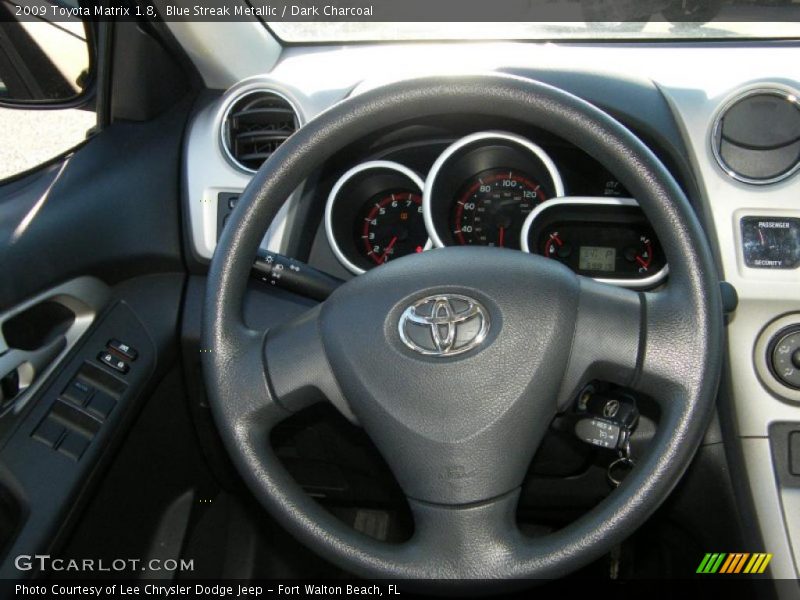 Blue Streak Metallic / Dark Charcoal 2009 Toyota Matrix 1.8