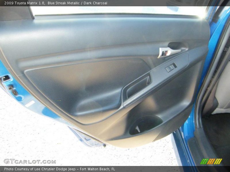Blue Streak Metallic / Dark Charcoal 2009 Toyota Matrix 1.8