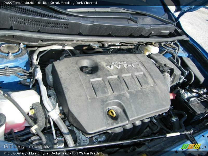 Blue Streak Metallic / Dark Charcoal 2009 Toyota Matrix 1.8