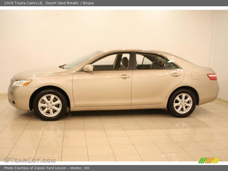 Desert Sand Metallic / Bisque 2009 Toyota Camry LE