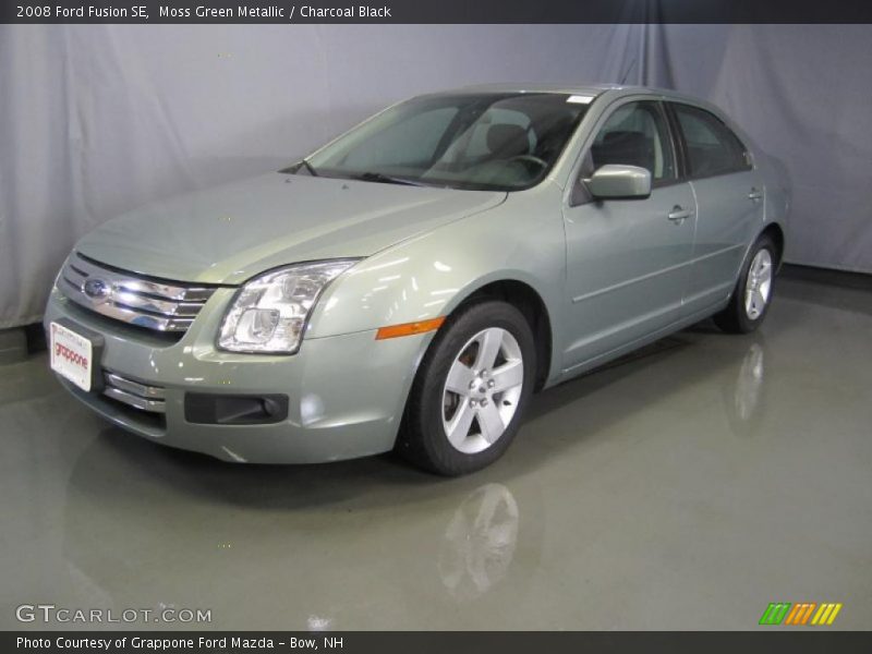 Moss Green Metallic / Charcoal Black 2008 Ford Fusion SE