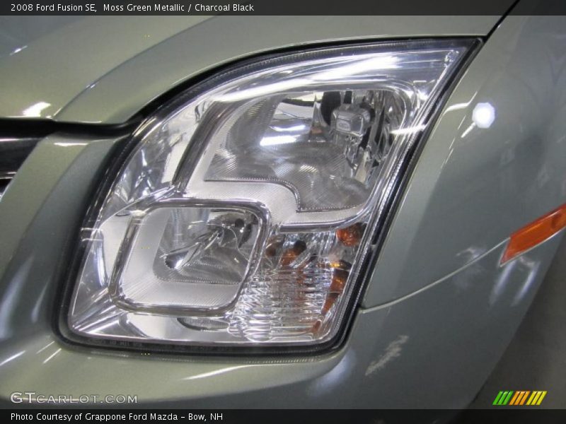 Moss Green Metallic / Charcoal Black 2008 Ford Fusion SE